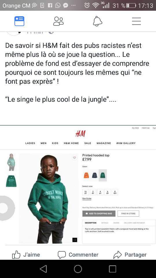 koa_vanessa's tweet photo. Y'en a marre à la fin et personne ne dit rien.... pff #hmracist https://t.co/kfjs4nCdVG