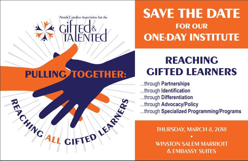 Only 59 days until <a href="/ncagt/">NCAGT</a> Spring Institute!  A one-day packed agenda focused on how we can support special populations (highly gifted, kids of poverty, English learners, etc.) through specific strategies.  Register today at ncagt.org/conference/reg… #NCGifted