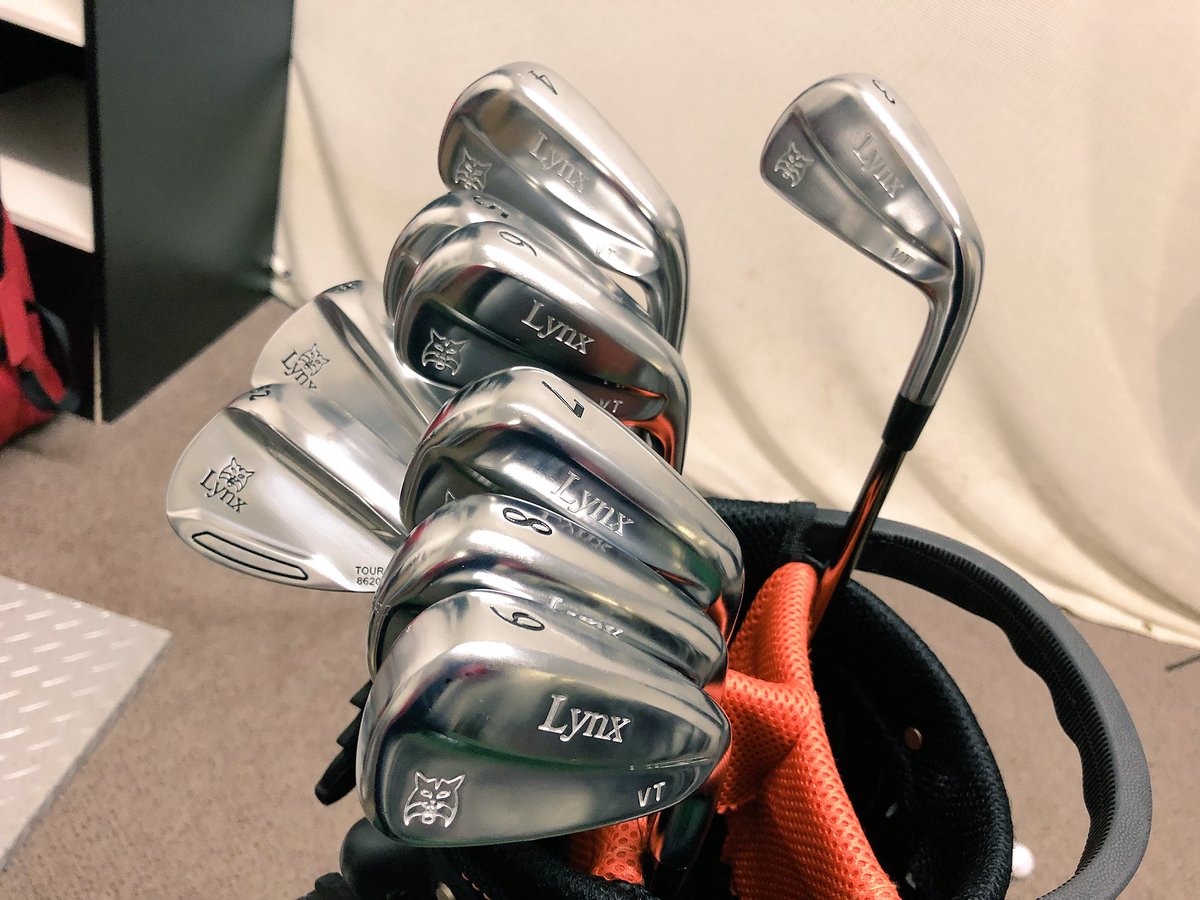 LydiaHallGolf's tweet photo. Wow!! These feel, look and are incredible! Thanks @marlockey for taking the time building these to perfection! @LynxGolfUK @DemoLynx #VTirons #Recoil here’s some numbers for you!! Excited to get them out onto @Southerndowngc tomorrow!! #golf @LETgolf https://t.co/jaGBYNhRHp