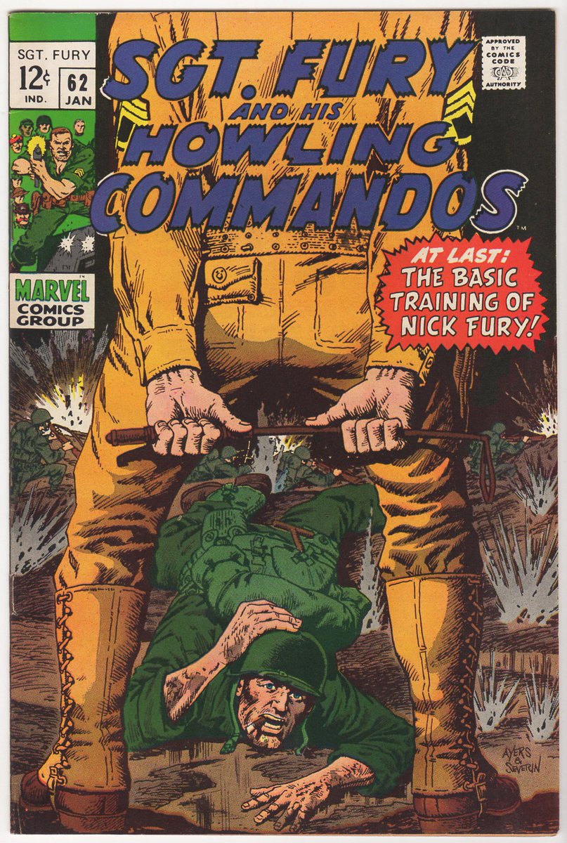 HypnoTronic's tweet photo. Sgt. Fury #62 from Marvel, 1969 VF (8.0)
OUR bargain price: ONLY $15.00 bucks!
#hypnotronic #statenIsland #comics1969 #marvelcomics #DickAyers #JohnSeverin #sgtFury #howlingCommandos https://t.co/BH5PmazPsB