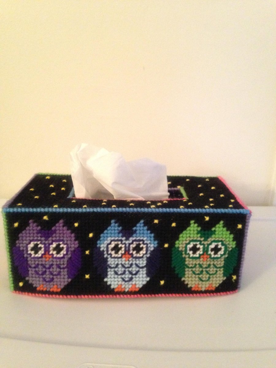 shanayscreation's tweet photo. Excited to share the latest addition to my #etsy shop: Colorful Owls Tissue Box Topper, Owl Plastic Canvas, Owl Gifts, Long Tissue Box Cover, Owl Decor, Pink Owl, Green Owl, Blue Owl, Purple Owl https://t.co/HITM7EHAlC #housewares #homedecor #babyshower #mothersday #bed https://t.co/I7XcSDYoci