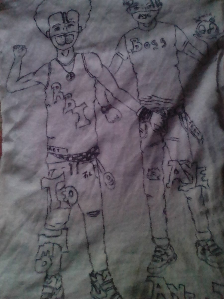 Siyethe47558842's tweet image. I tried drawing ayo and teo plz rate out of 10