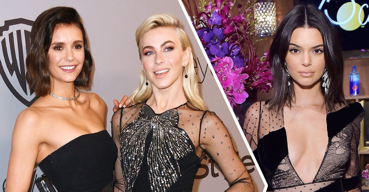 accesshollywood's tweet photo. .@ninadobrev, @juliannehough &amp; @KendallJenner's #GoldenGlobes after party looks were SO killer! https://t.co/c6IUykQ3RR https://t.co/9SM5NAA7Pn
