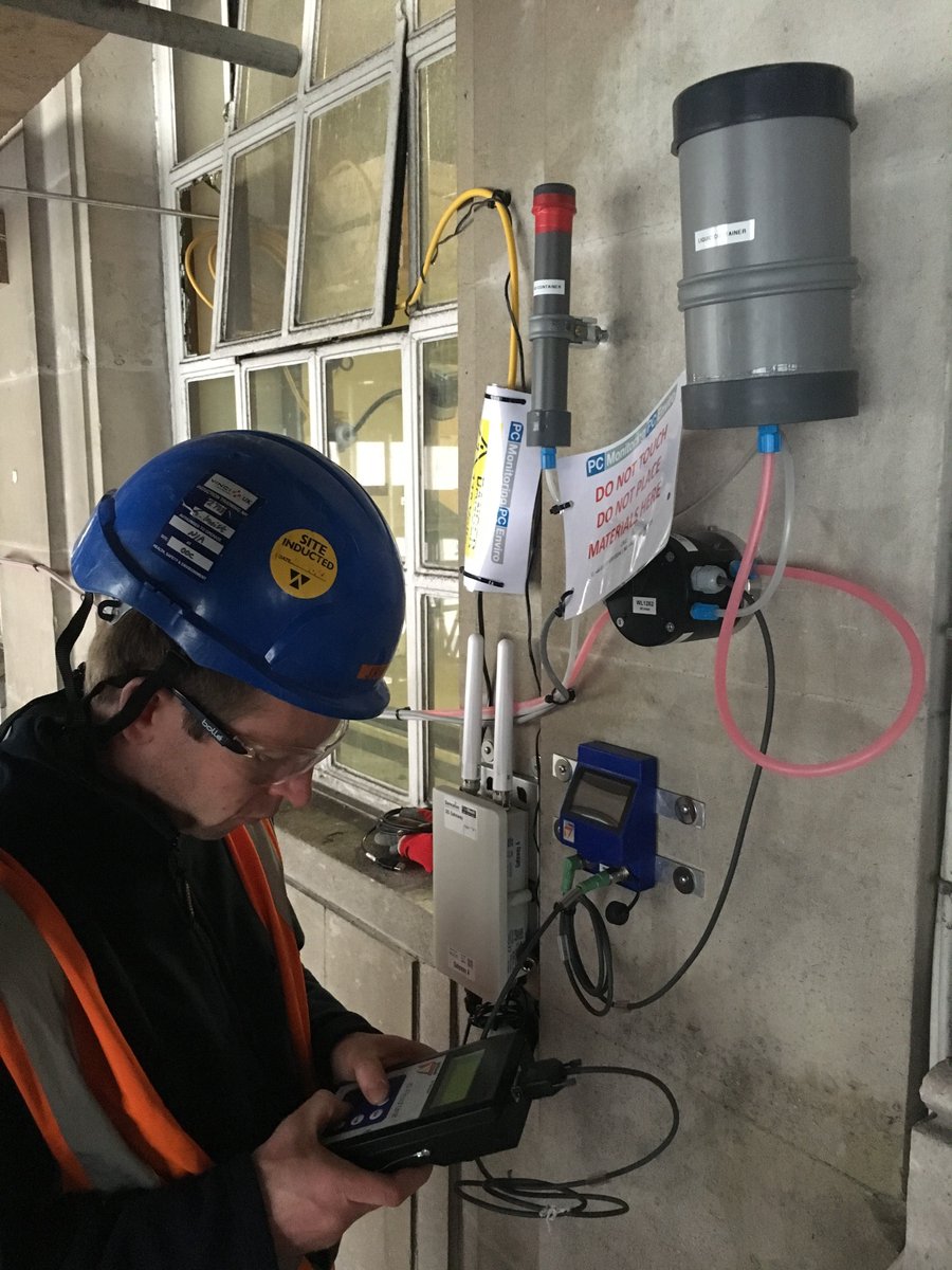 Plowman_Craven's tweet image. Our #PCMonitoring division at a new development in Knightsbridge. We're undertaking regular manual #monitoring and have also installed a comprehensive automated structural monitoring system comprising of @SenceiveLtd wireless tilt beams and a Profound Liquid Levelling system.