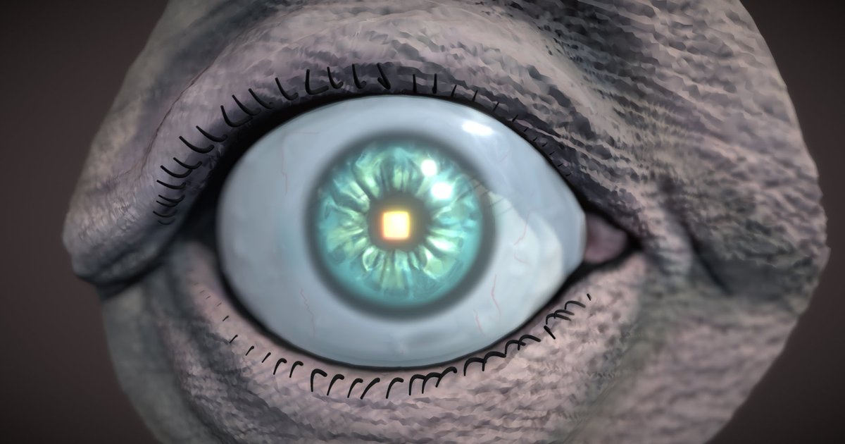 chromasie's tweet photo. My submission for #sculptjanuary18 #3d #3dobject #eye #eyes #iris #pupil #iriscolors #glow #shiny everyday one new #digital #digitalart #virtual #sculpture #daily3d #ar #vr #virtualreality #highpoly #highpolymodel #sketchfab #art #comic #handpainted #twd https://t.co/HYFAQwrmev https://t.co/Fn7aR528kK