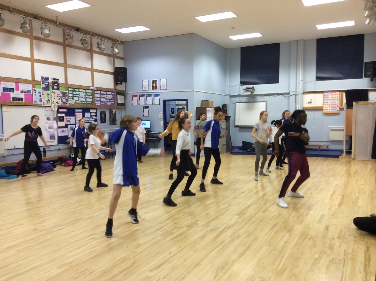 VarndeanDance's tweet photo. Fantastic street dance class with Muhala Mtonga this afternoon @VarndeanSchool - today was Michael Jackson style! Classes are open to all students in years 7-9 this term, £20 cost on wisepay. https://t.co/CYafpe8rys