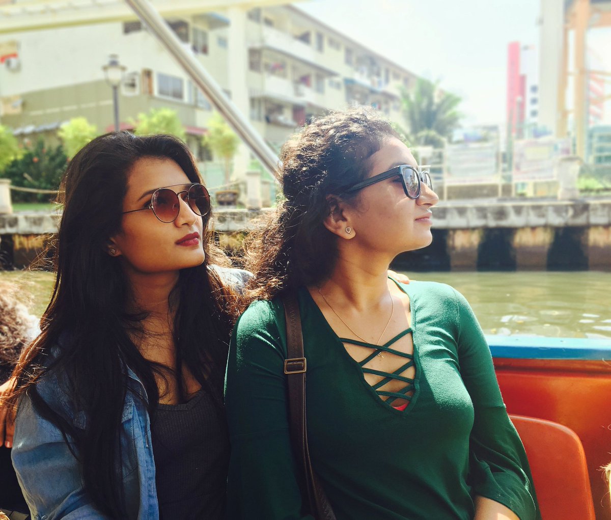 basicyetboujee's tweet photo. Our jawline can cut through your bullshit💁🚢 #cruising #melaka #soulsisters #shades #PicOfTheDay #bestoftheday #ootdfashion #lookbook #Vacations #goodtimes #takemeback #tbt #whatiwore #model #slay @hm @hmindia @Forever21 @FOREVER21INDIA @OnlyIndia @WhoWhatWear @ray_ban @plixxo https://t.co/4DzWphT87J