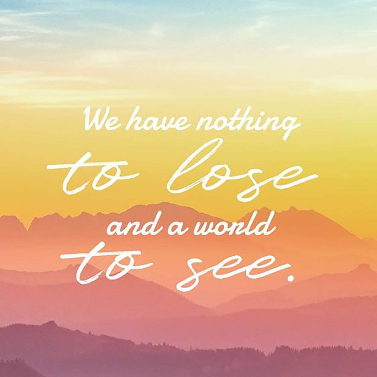 Nothing to lose &amp; a world to see. #MotivationMonday #TravelQuote #Wanderlust (Image via <a href="/CultureTrip/">Culture Trip</a>)