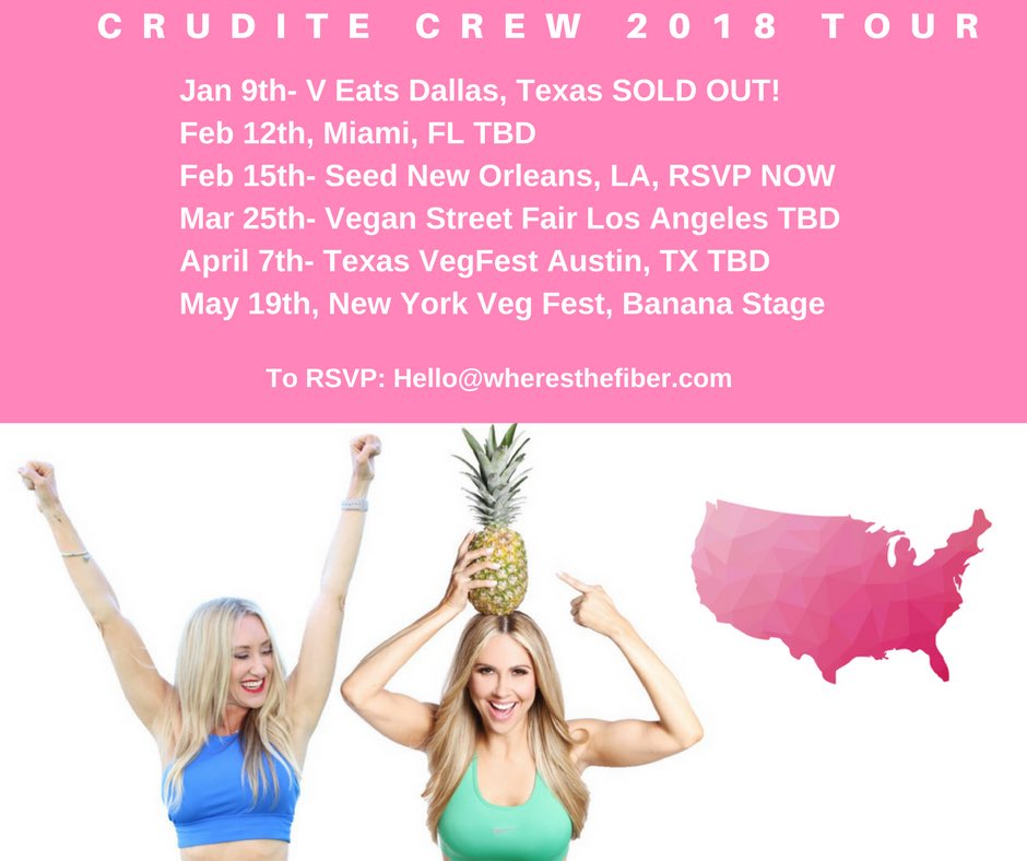MarziaPrince's tweet photo. WTF! (Where’s the Fiber?) Get ready to rock out with your broc out!🤘🏻🥦

Dallas, LA, NOLA, NY, and Miami we are coming for ya!✈️🌎🤗

RSVP: hello@wheresthefiber.com to rock out with your Broc out with us! 🤘🏻🥦

#cruditecrew #rockoutwithyourbrockout #plantchics #plantspiring https://t.co/QB5IDsqoNz