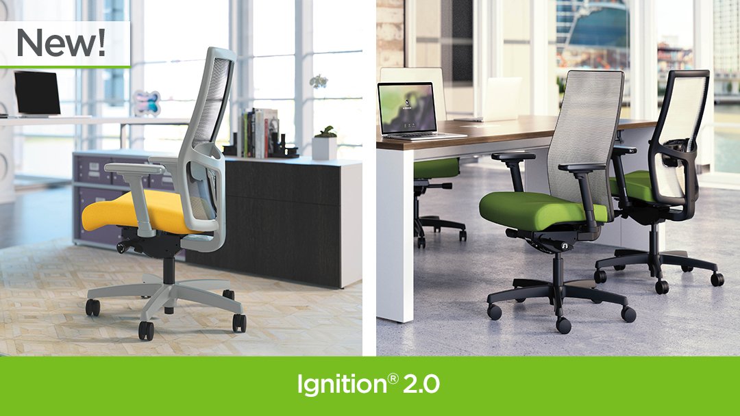 _QualityOffice's tweet photo. Our Chair of the week is the best selling, new improved @honcompany Ignition 2.0 “work has changed &amp; Ignition has responded”#chairoftheweek https://t.co/frbZjJwLKU