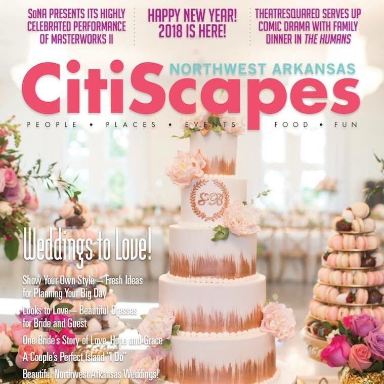 2018 is here! There’s no better way to start off the year than recapping some of our favorite weddings across NWA!! Pick up a copy today or check it out online at citiscapes.com