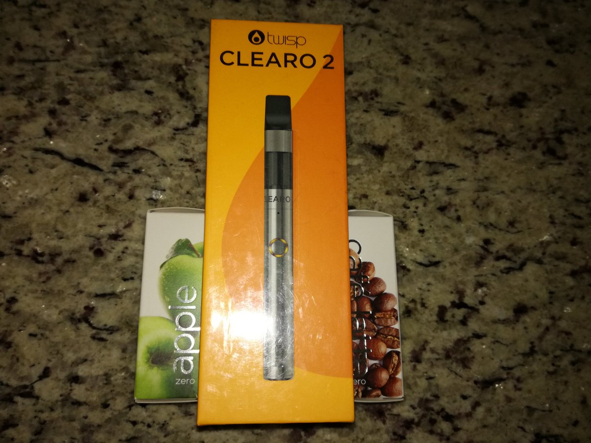 Shay_M10's tweet photo. Just got my #Twisp @Twisp_SA #LovingIt #Clearo2 #Apple #CaféLatte #Vape https://t.co/wpUUB4YBsI