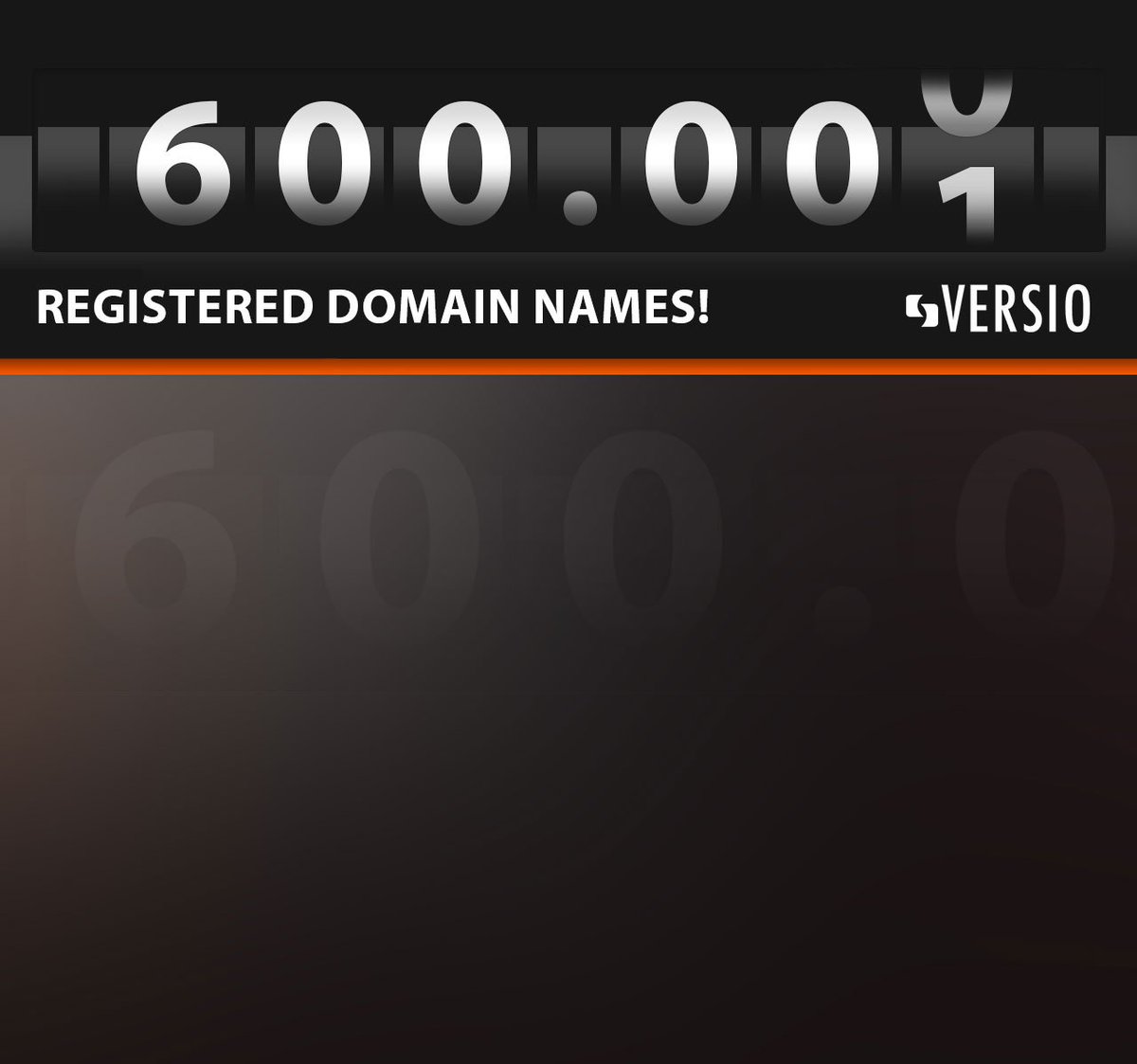 VersioUK's tweet photo. Versio now manages 600,000 domain names!

https://t.co/dHoETEgc74

Register .UK domains for just £ 1.00! https://t.co/uzEwaQBM8C