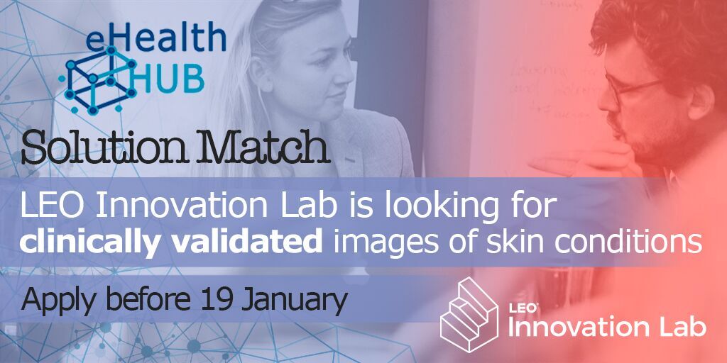 EU_eHealth_Hub's tweet photo. #DYK LEO #Pharma develops, manufactures & markets #pharmaceutical drugs to dermatologic and thrombotic patients in +100 countries? Check our new #SolutionMatch and gain the opportunity to work with @LEOInnovation! By -> 19 January https://t.co/lk1mLRSxfw #eHealth #Startups #SMEs https://t.co/lrdB3TihoV