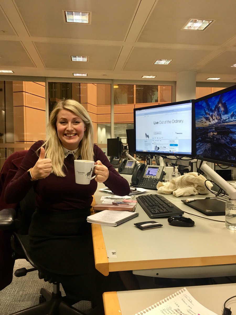 V_Burlison's tweet photo. Blue Monday, apparently the most ‘depressing day of the year’... not in the @Investec office! https://t.co/jd4IcLjuxA