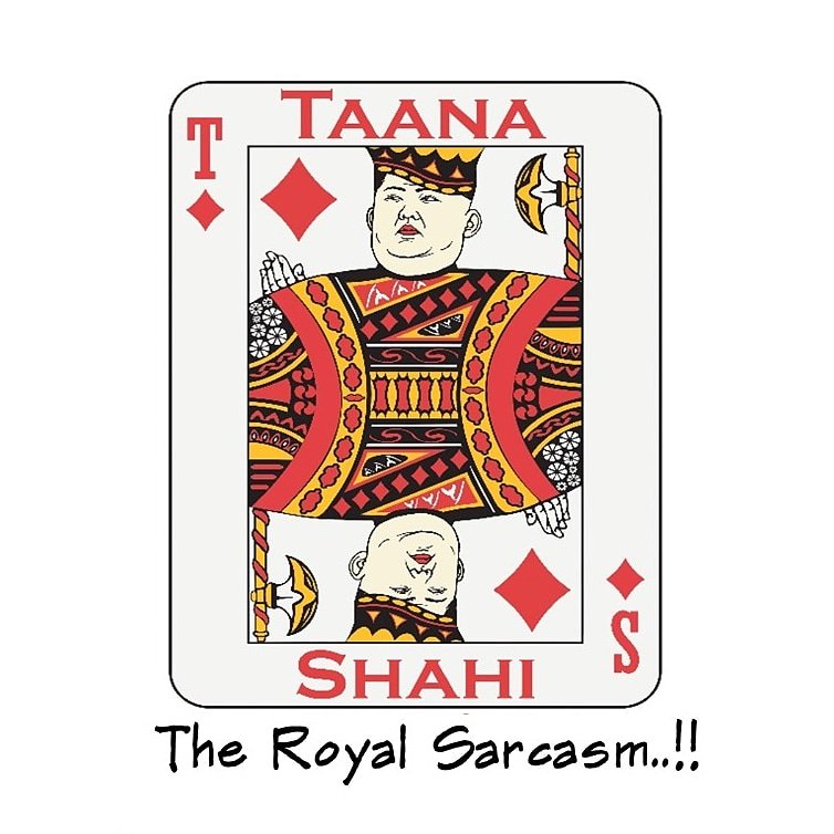 taanashahi's tweet photo. If @taanashahi was founded in North Korea, definately this would have been the Official Logo.
P.S. Follow @taanashahi | Not the Korean one.

#KimJongUn #HappyBirthday #Logo #taanashahi #koreantaanashahi #Cards #King #Diamonds #theroyalsarcasm https://t.co/H8PUHE7tfr