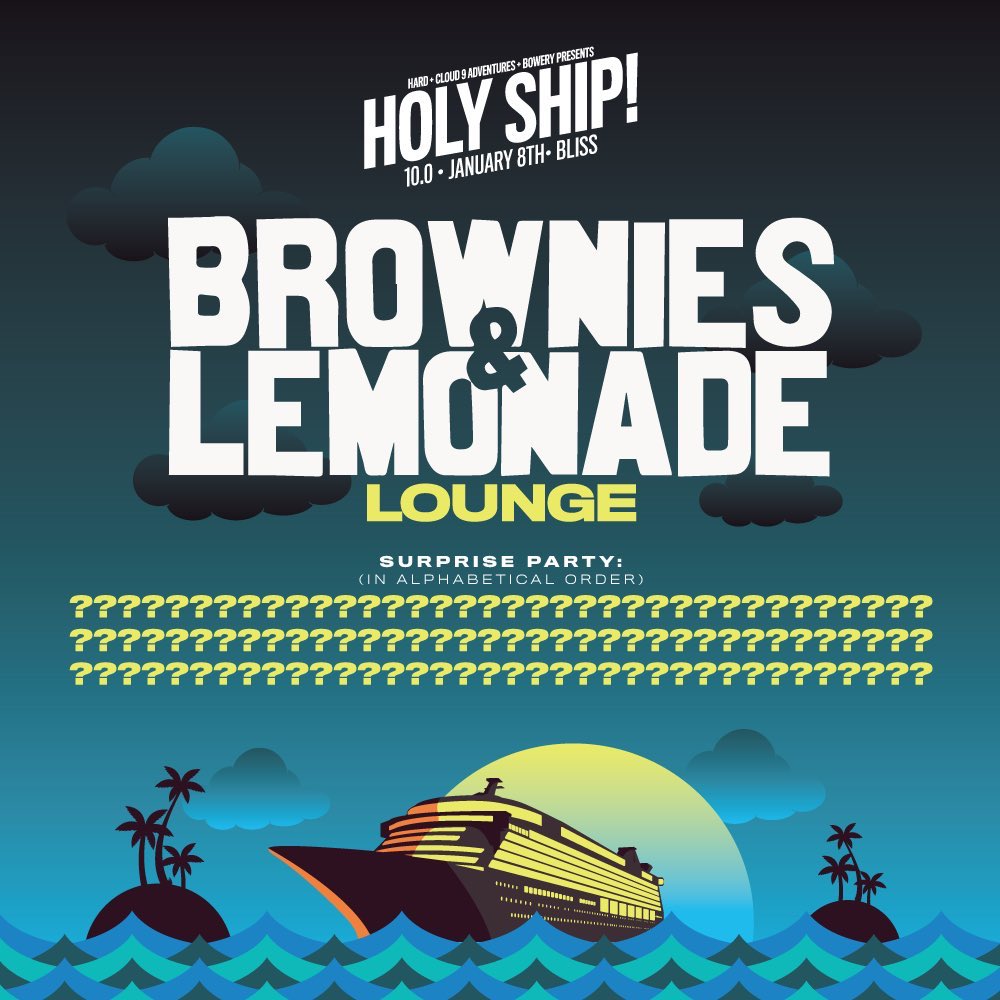 TeamBandL's tweet photo. B&amp;L LOUNGE x HOLY SHIP 10.0
TONIGHT
AFTER HOURS
12AM - 5:30AM ET
BLISS ROOM
🎚️
💽
🎉🍾
🅰️a
👑
🔪
🏨
🌶️🐔
👻
🍳
💊
🍫🍋
+ MORE ;) https://t.co/QhA5DPrDdN