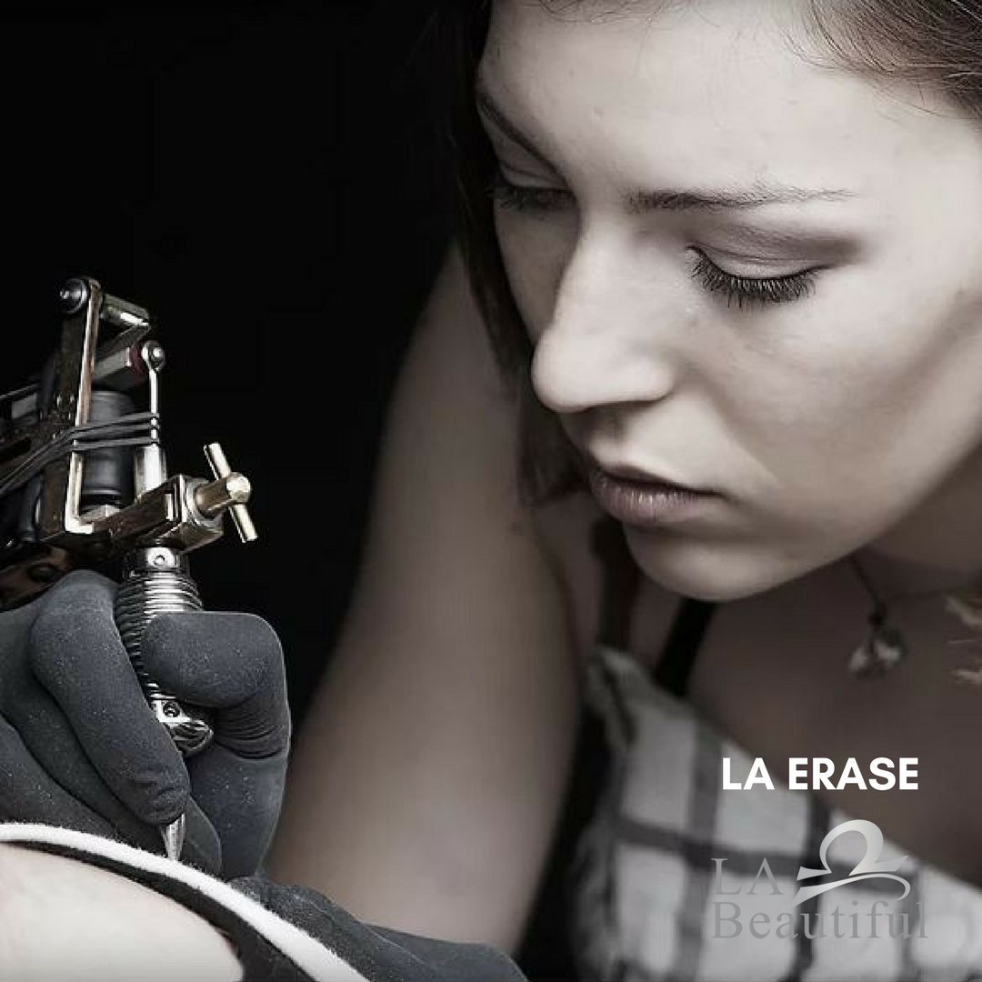 LABeautifulltd's tweet photo. It's estimated 20 million Brits have at least one tattoo and 1.5 million pieces of body art are needled a year. But the industry to remove them is just as buoyant. Stats show a 440% increase removal procedures in the past decade, with 39% surveyed regretting their ink #LAErase https://t.co/t20mJeKm0l