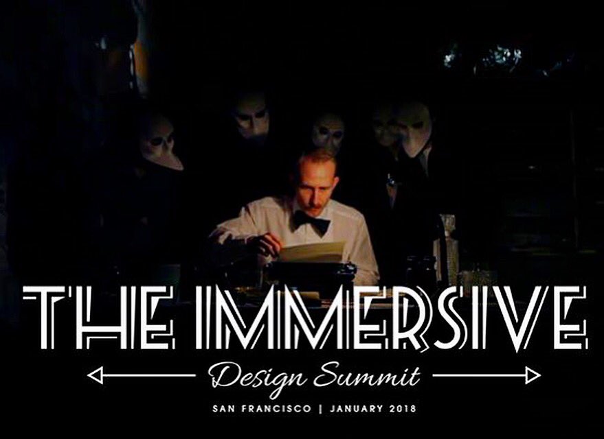 Epic day at the Immersive Design Summit this weekend, with amazing speakers and participants ! Thank you <a href="/DesignImmersive/">Immersive Design Summit (Inactive)</a> <a href="/EpicImmersive/">Epic Immersive</a> <a href="/TheSpeakeasySF/">The Speakeasy</a> <a href="/PunchdrunkUK/">punchdrunkuk</a> <a href="/MeowWolf1/">meowwolf</a> and many more ! #ids2018