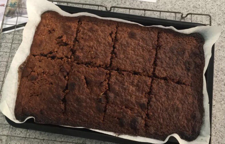 misscorrydt's tweet photo. Year 8 Food making @zannavandijk brownies - no added sugar and included chickpeas and beetroot. Very interesting reactions!! https://t.co/wn9YkJu55j