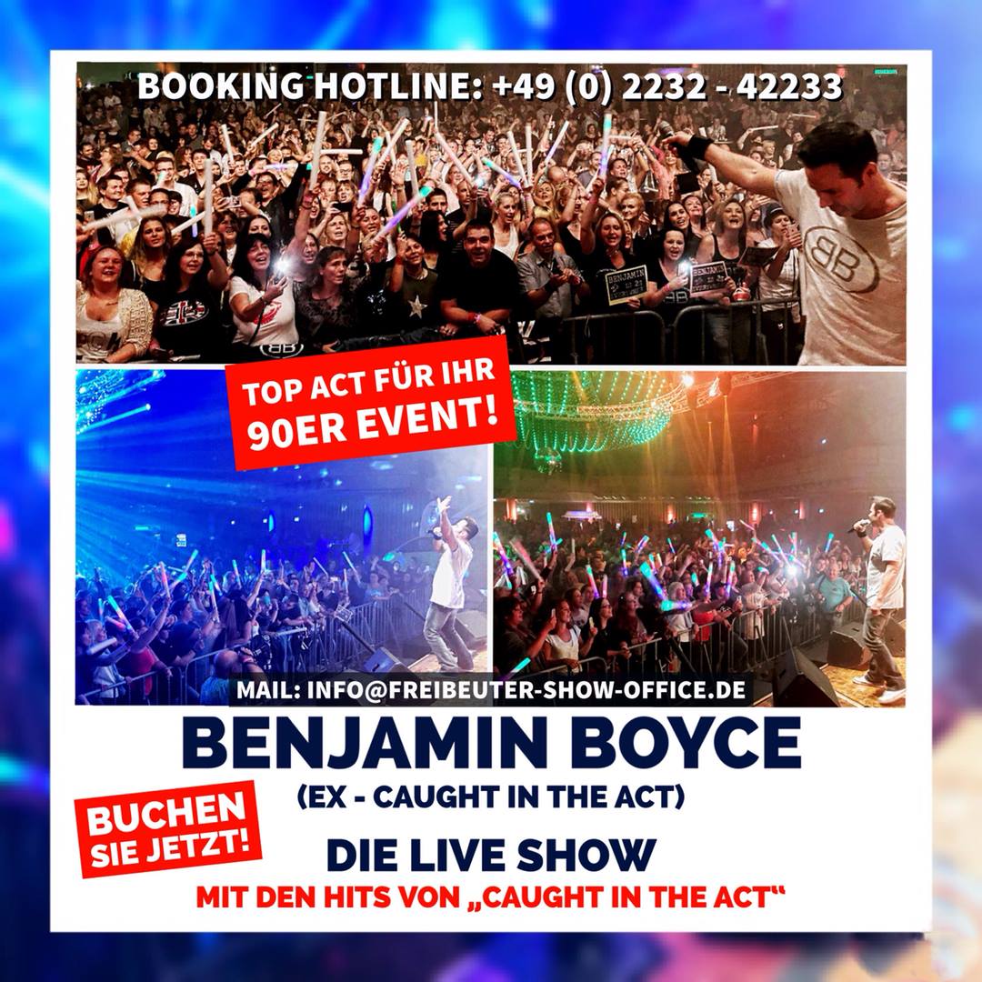 ffshowoffice's tweet photo. Benjamin Boyce - Top Act für Ihr 90er Event!

#benjaminboyce #management #booking #90er #party #ffshowoffice https://t.co/XLapDkGBMq