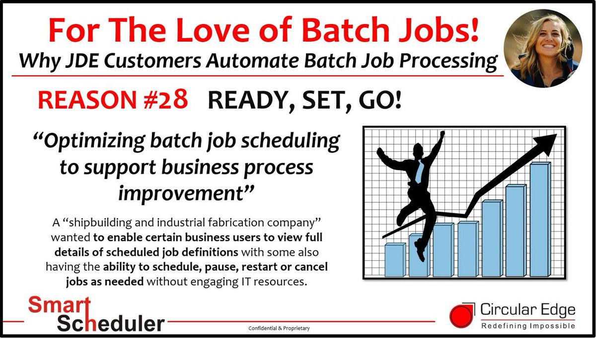 #JDEdwards Enjoy my latest post #ForTheLoveOfBatchJobs why #JDE customers automate batch job processing #HappyUsers #HappyCNCs #GoodTimesWithJDE <a href="/Circular_Edge/">Circular Edge</a> <a href="/smartscheduler/">Smart Scheduler</a> <a href="/AndyChase220/">Andy Chase</a> <a href="/tonio_210/">tonio thomas</a> <a href="/nlakhpat/">Nitin Choudhari</a> @SkylarKaeLee @sAchin_Edge