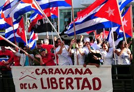 #Cuba por siempre fidelista, hoy celebrando la entrada triunfal de la caravana de la Libertad #YoSoyFidel #CaravanadelaLibertad