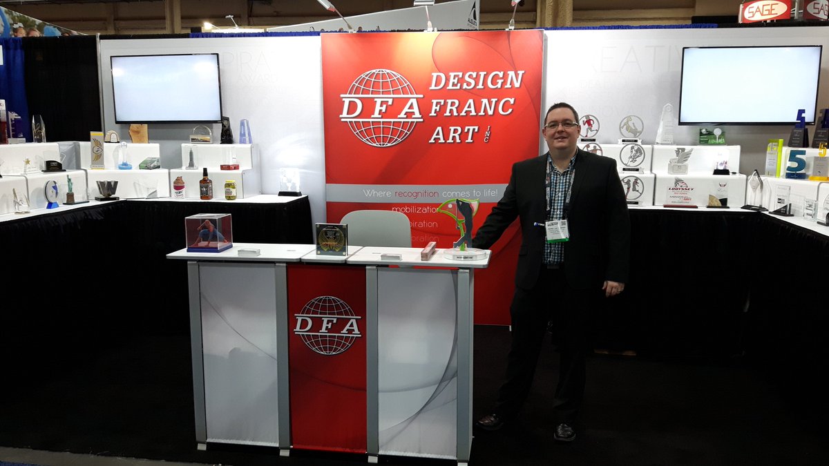 DesignFrancArt's tweet photo. Come meet us at the @PPAIExpo 2018 in Las Vegas. Booth 3966. See you there #tradeshow #promoproducts #Awards #mandalaybay #ppaiexpo  #ThePPAIExpo2018 https://t.co/YfnGprGq5u