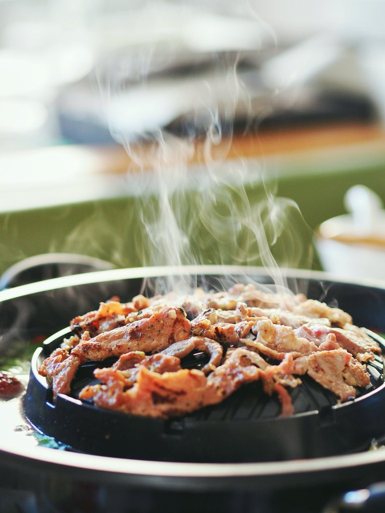 Thai people love BBQ and hot pot so why not combine them as Mookrata (หมูกระทะ), Thai way to have the best of both.  Available now on 1st floor of Shuang Shuang. #shuangshuang #หมูกระทะ #Mookrata