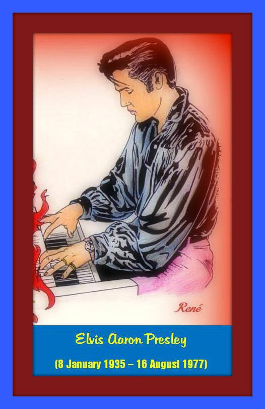 RenFaraguna's tweet photo. E da #Trieste ovviamente ricordo (sempre con un mio #pupolo #fumetto) anche il buon #Presley: Buon Compleanno #Elvis (8 gennaio 1935 - 16 agosto 1977) #ElvisBirthday #Elvis2018 #comics https://t.co/dKeb2HuuuH