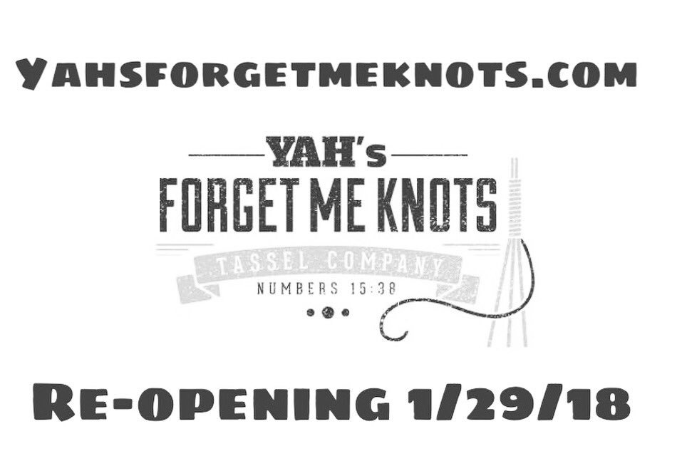 yahstasselco's tweet photo. Re-opening 1/29/18! Visit https://t.co/lLJ5fxZ233 &amp; get a special surprise! #tzitzit #faith #hebrew #scripture #tassel #tassels #jew #jewish #messianic #messiah #jesus #yeshua #yahshua #christian #christianity #bible #scripture #hebrewroots #torah #gospel #obey #obedience #shema https://t.co/I58i2o37sb