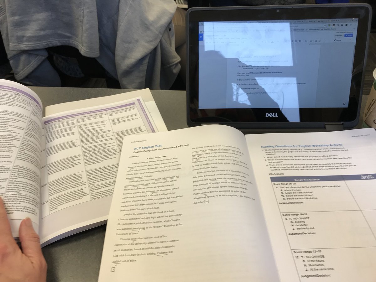 kti_lms's tweet photo. ACT question analysis. So fun. Seriously. @ACTStateOrgs #moACT #datageek https://t.co/sWwNrYT6k8