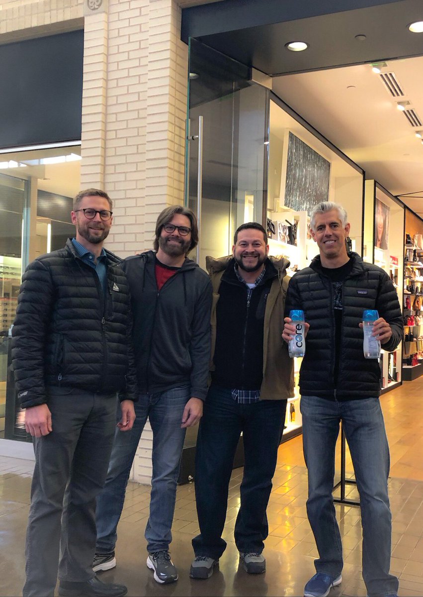JoshMorphew's tweet photo. Proud to join @dfwticket @GeorgeDunham @junior_miller @gordonkeith for the inaugural #musersmallwalk #counterclockwise #NoShortCuts #NotFakeNews https://t.co/rZY8Hiv4jk