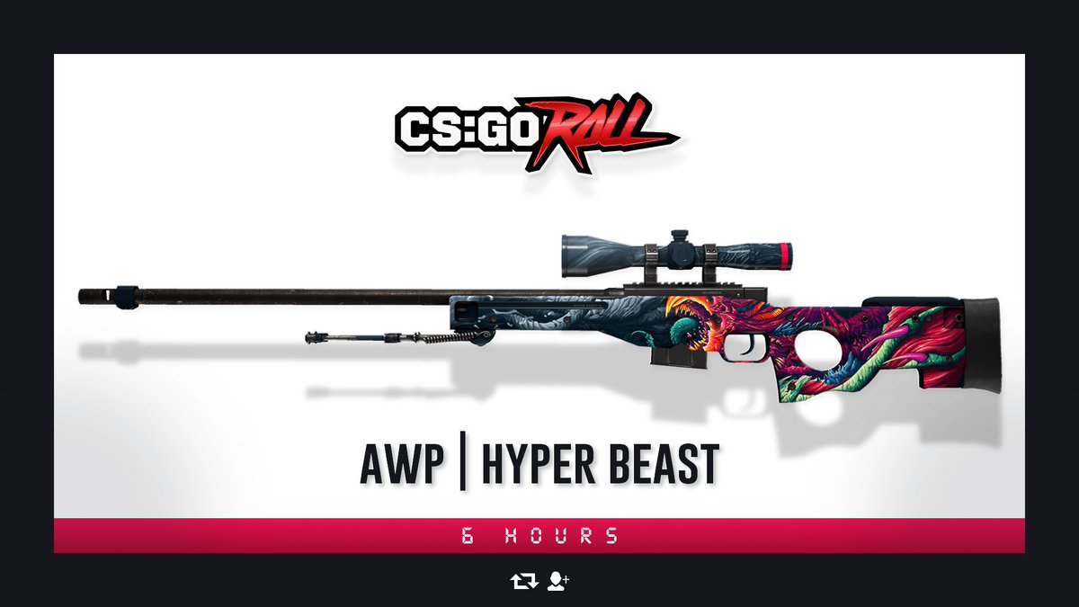 CSGORoll's tweet image. AWP | Hyper Beast FN - GIVEAWAY

- Retweet &amp;amp; Follow
- Enable notifications on CSGORoll
- Play Free Spin csgoroll.com/freespin

Good Luck!