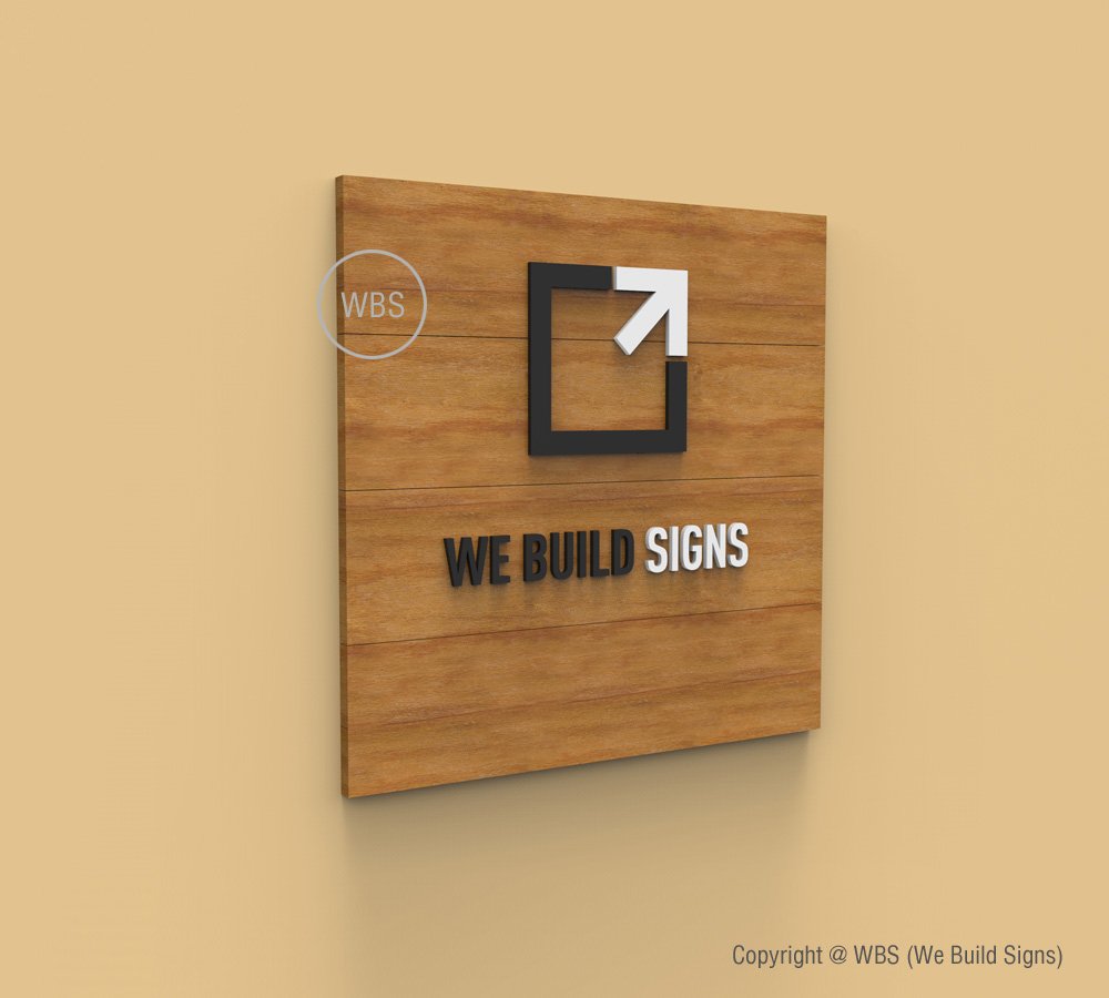 Lobby signs are in! Check out our new collection of wooden lobby signs, extremely high quality and standout to make your office or commercial space shine. webuildsigns.com/collections/lo…