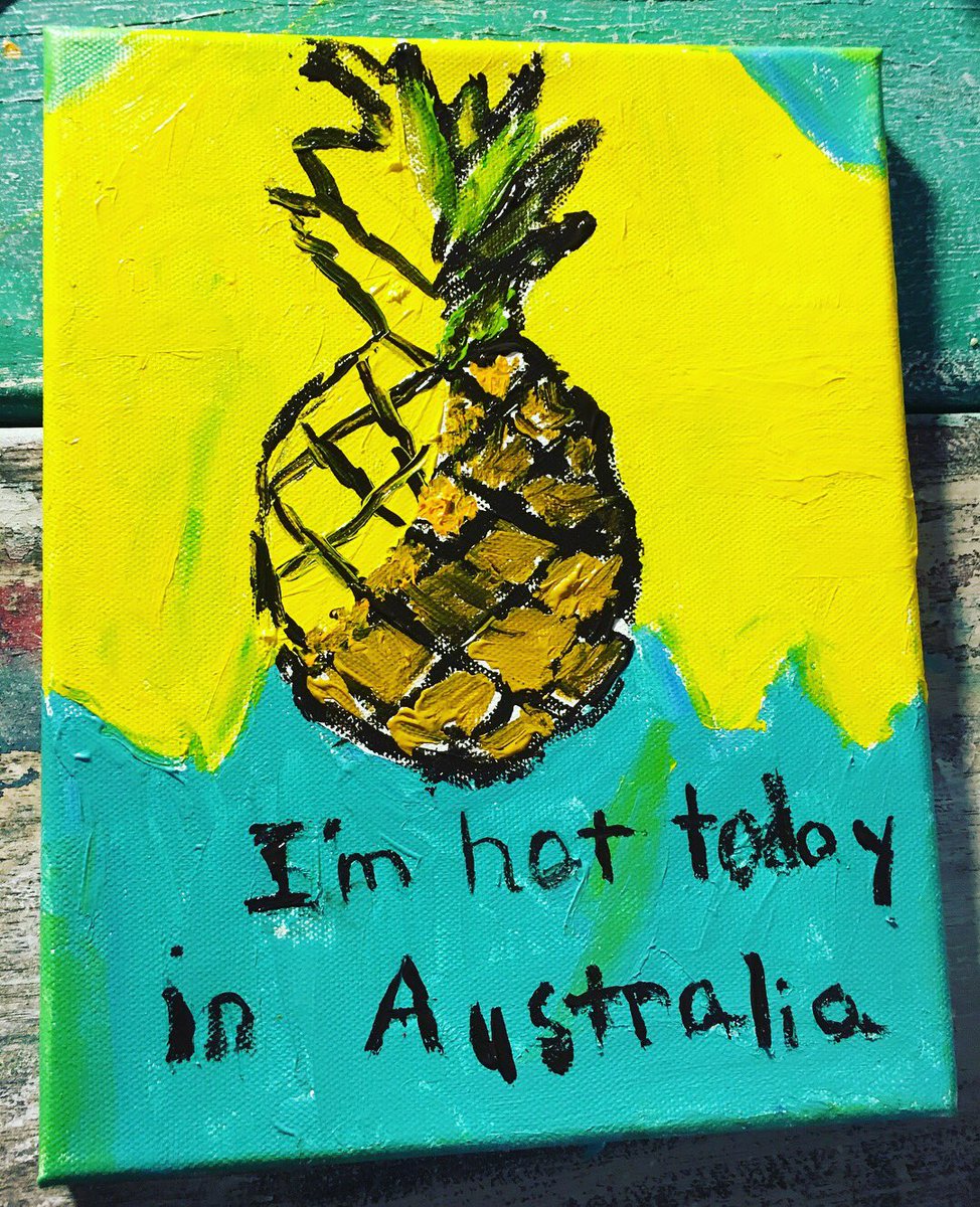 CaravanClasses1's tweet photo. Just a reminder that the pineapples are hot today in Australia 🍍😂😂😂 Keep the creative ideas coming! We will be back in the studio for classes this Wednesday and pop in projects or appointments Thurs-Saturday! #caravanclassesstudio #downtownnoblesville #hamiltoncountyindiana https://t.co/6t8P85UgPn
