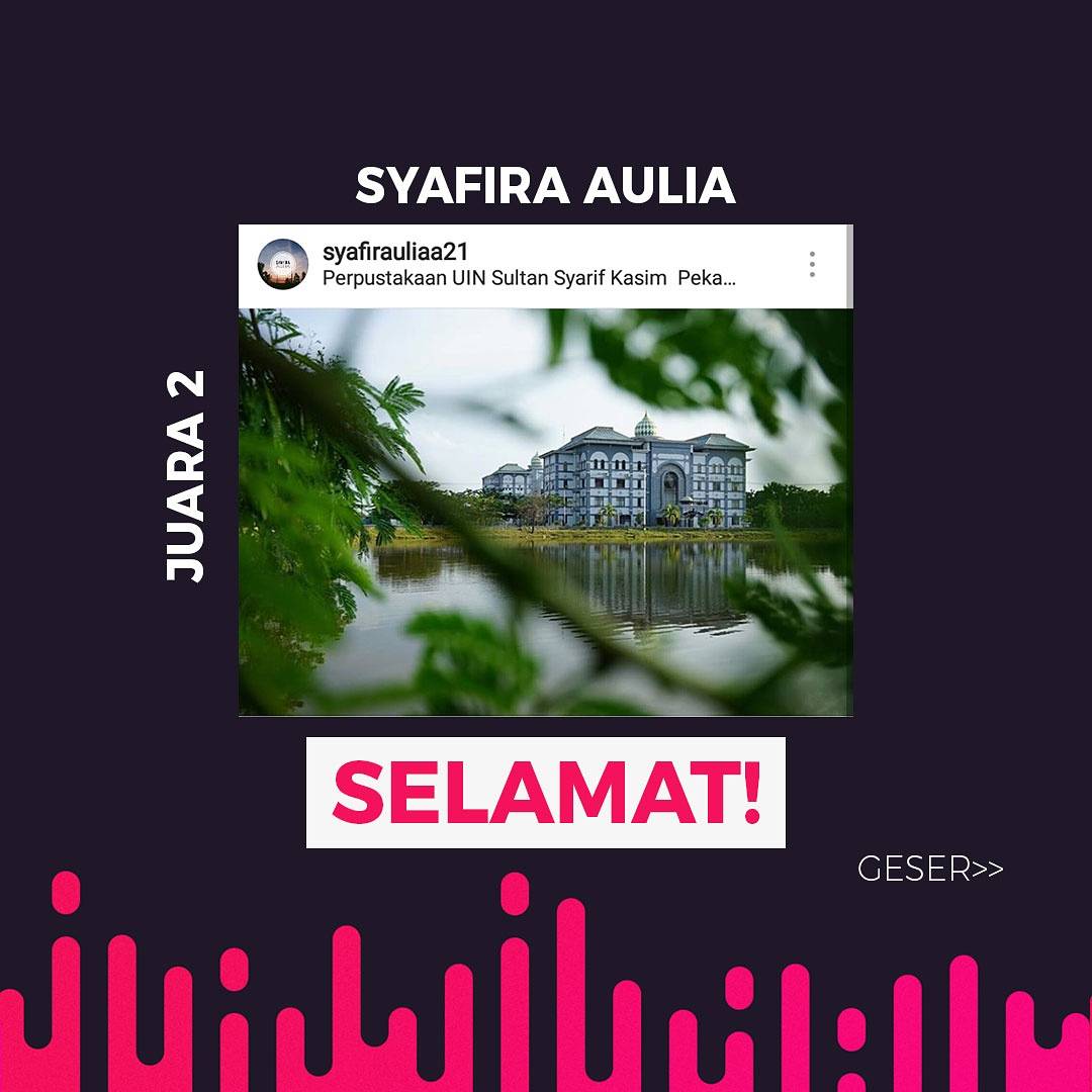 BEMUINRIAU's tweet photo. [PENGUMUMAN PEMENANG LOMBA SUSKA EXPLORE KREATIF COMPETITION 2017]

Selamat Kepada Para Pemenang :

Juara I : Muhammad Akram
Juara II : Syafira Aulia
Juara III : Sindhy Genjang https://t.co/dUPDAp3JaO