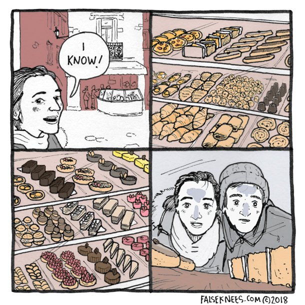 I spent the winter break in France and had intended on making several "quick and easy" comics during my stay. Turns out I am incapable of "quick and easy". Anyway, it's interesting to experiment with different styles! 
https://t.co/rQlNkuwh4c 