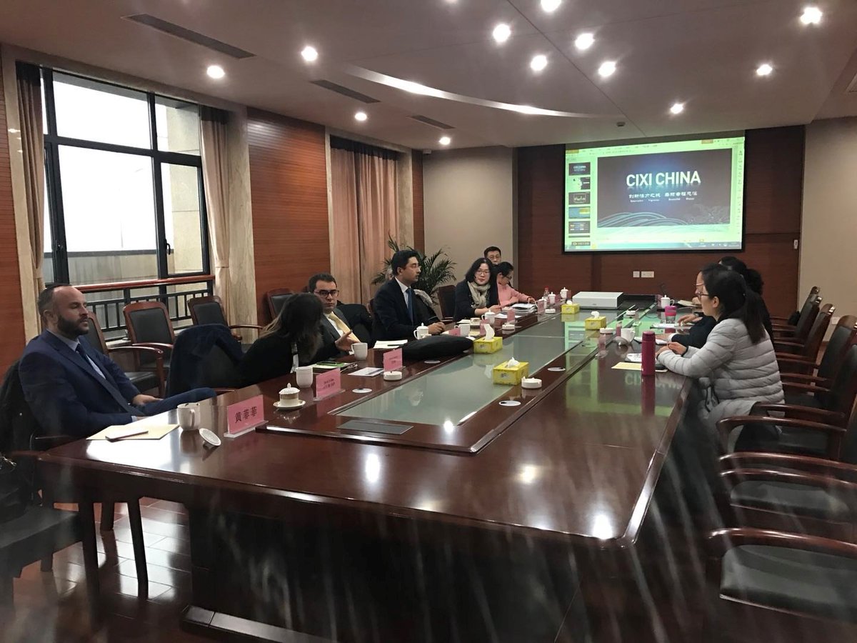 MaylinkGroup's tweet photo. #Maylink organized an Italian #automotive sector delegation to visit #NingboBeilun, #Cixi, #Pinghu and #Rugao automotive industry enterprises, R&amp;D centers, and met with the local governments to discuss on international industrial cooperation and investment opportunities. https://t.co/DMannrqGcG