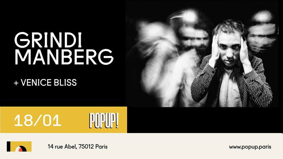 Jolie double affiche au <a href="/LePopUpduLabel/">Le Pop-up du Label</a> demain avec la pop alternative et lumineuse de @GrindiManberg et de Venice Bliss. 👉🏻 Vos invitations sur guestme.live