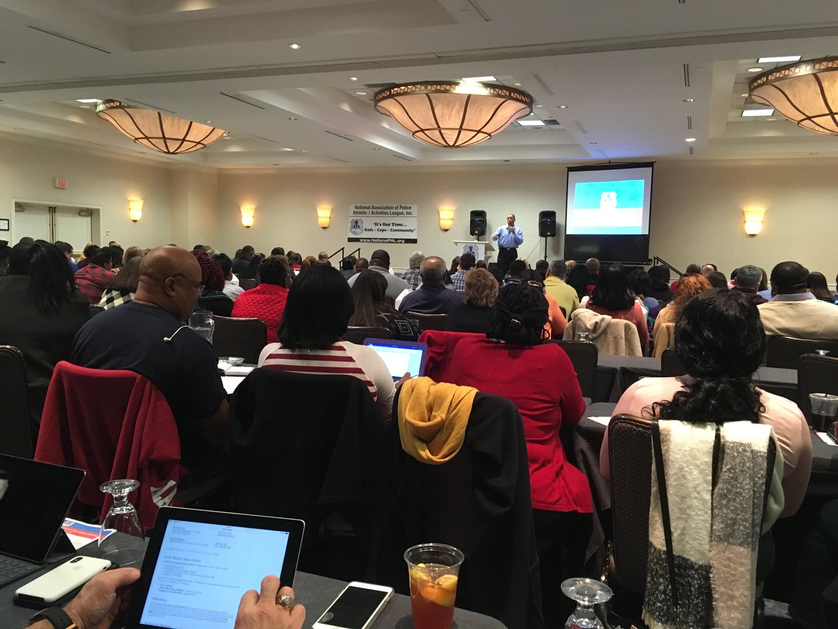 YESactionnow's tweet photo. YES is grant award recipient of 2018 National PAL Mentoring Initiative - GEM and KFew atttending 2-day Training in North Carolina @voxsbmd - room filled with others who care for kids&amp;community https://t.co/riD1egPZBM