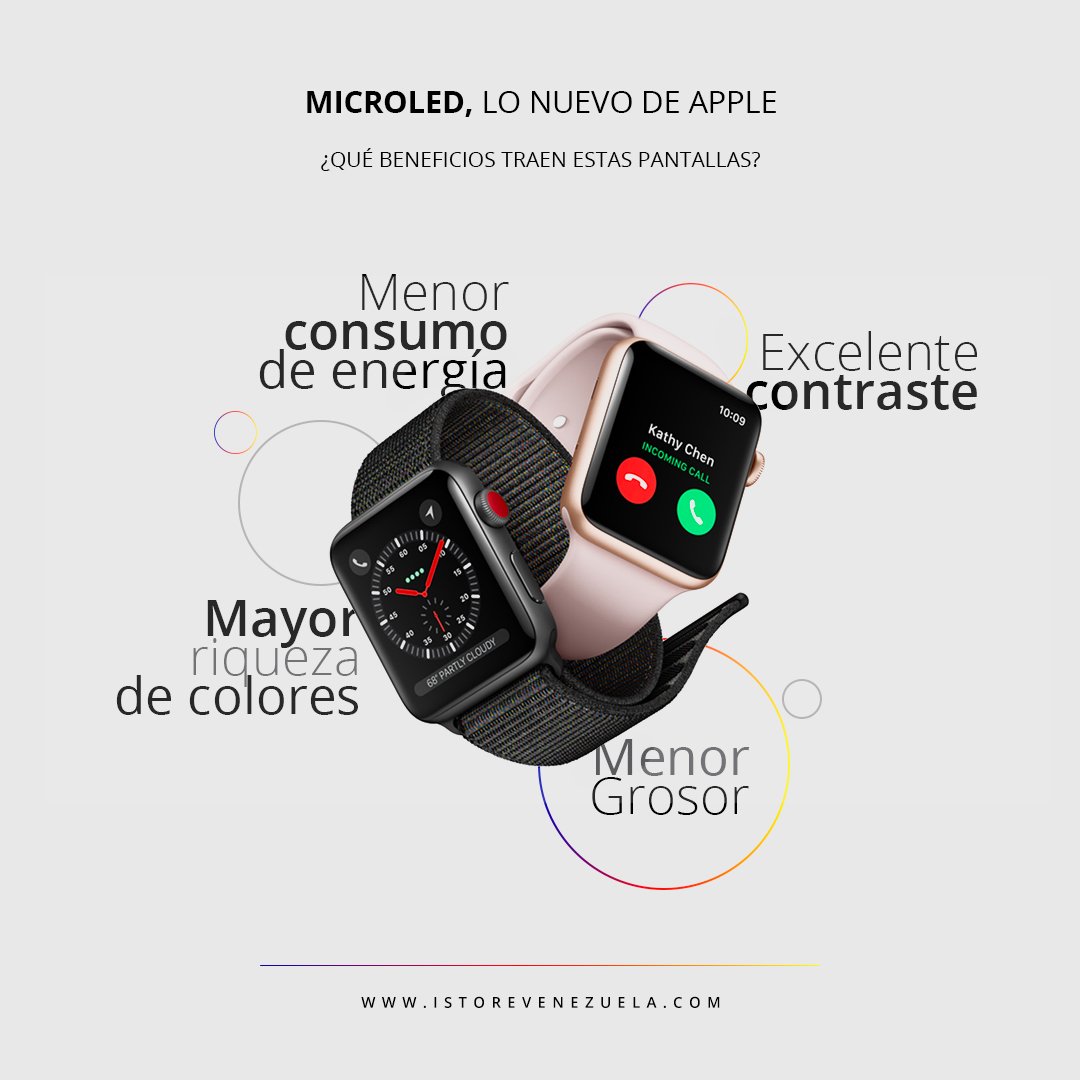 iStore_Ve's tweet photo. ¿Conoces los beneficios que te traen las nuevas pantallas #Microled de @Apple? Ingresa a nuestra página y conoce más de nuestros productos https://t.co/Jmg7RsIK0y https://t.co/r0JnzBropC