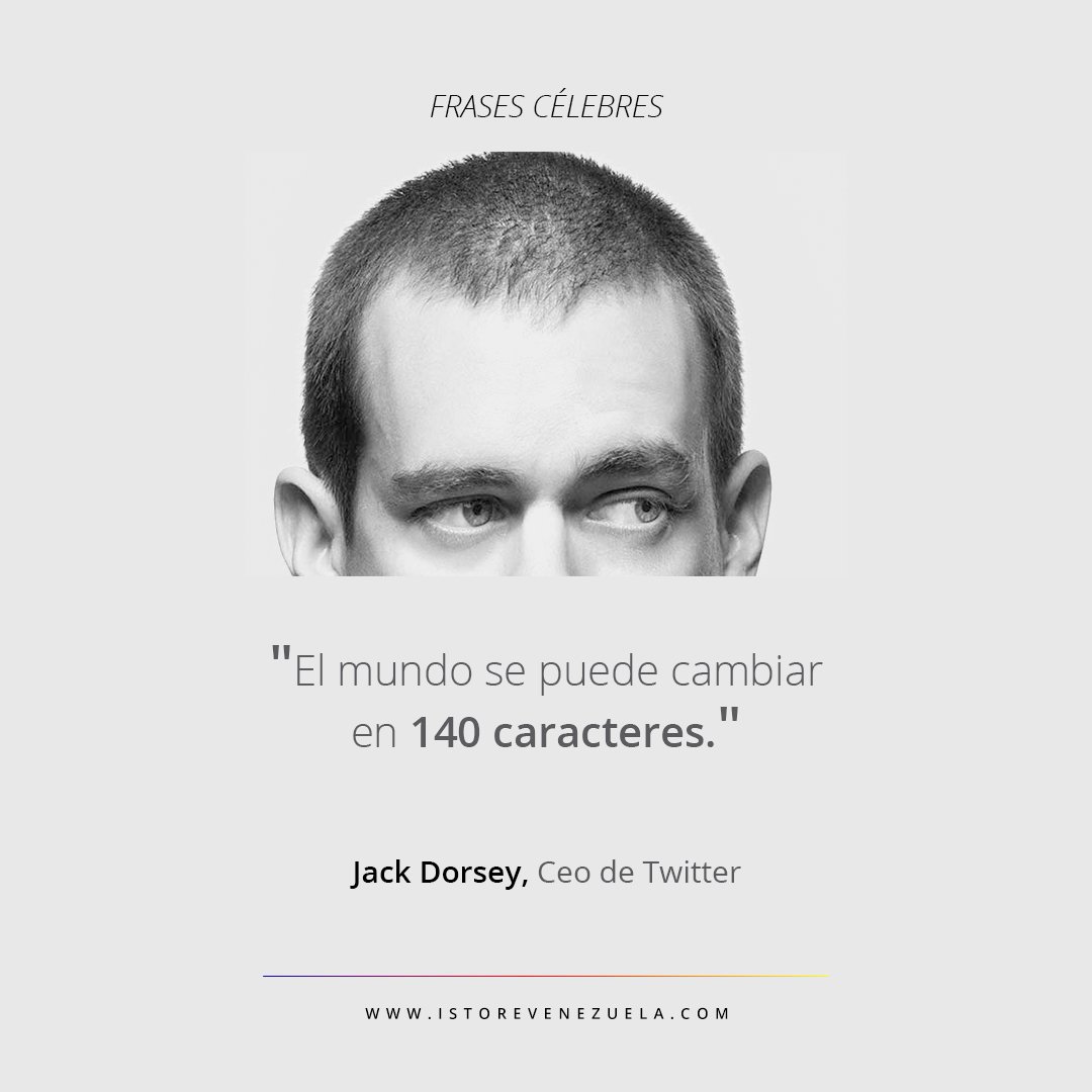 iStore_Ve's tweet photo. “Si pones atención a las cosas más pequeñas sabiendo lo que es importante, entonces todo lo demás se cuida a si mismo”, Jack Dorsey, co-fundador de Twitter https://t.co/nSfBorGZjk