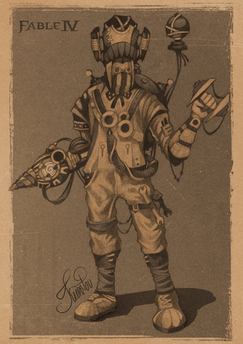 kropotov_blog's tweet photo. Steam character (Fable 4)
based on a concept sketch by Mike McCarthy , for the early proposals of Fable 4.
#Fable #FableII #FableIII #Xbox #pc #steam #FableLegends #Lionhead #FanForFable4
@widigantrippe https://t.co/H5E1pc9oPV