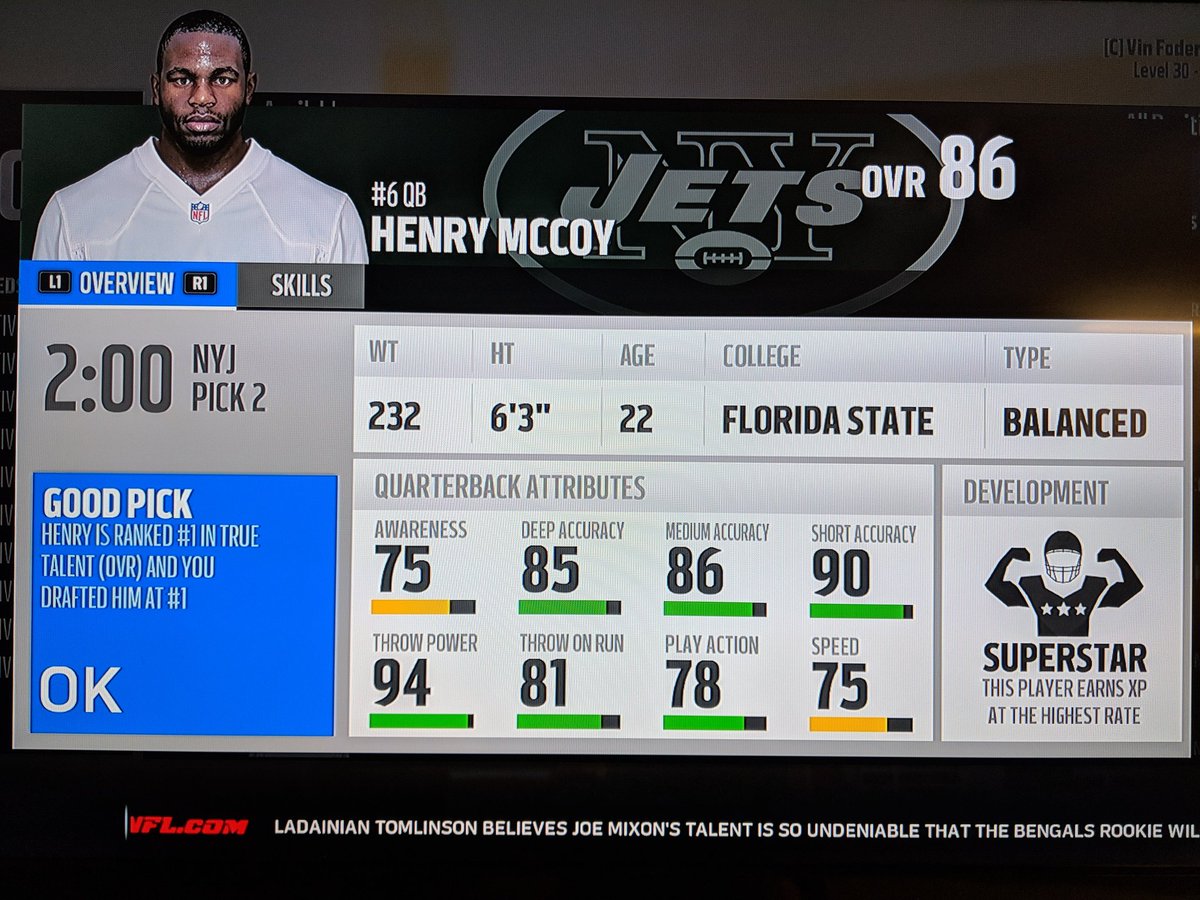 fodera80's tweet photo. @Moonlightswami #DraftGems highest rookie ovr I've seen so far https://t.co/ACHZpucerv