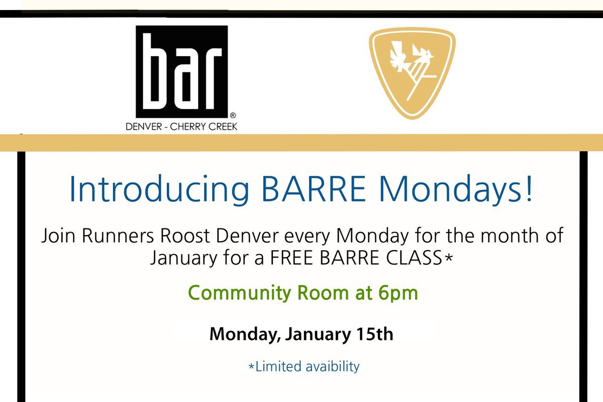 Our FREE Barre class is full tonight, but you can still sign up for next monday! register.chronotrack.com/r/36775