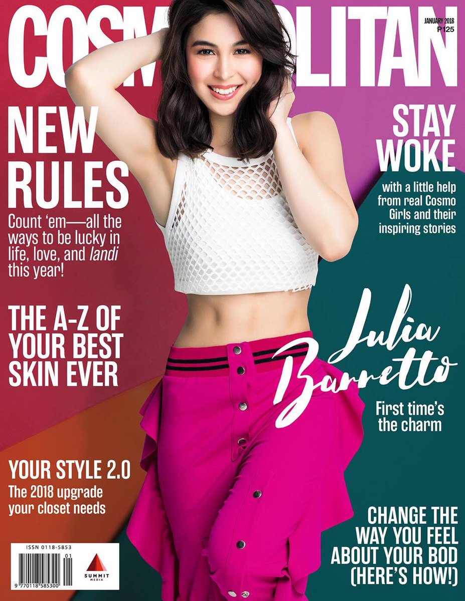 justbarretto's tweet photo. Inside Showbiz Weekly & Cosmoplitan cover! What a great way to welcome 2018, isnโt it? Grab your copies now! ๐ @imdanielpadilla @BarrettoJulia
#InsideShowbizLovesDanielPadilla x #JuliaForCosmo https://t.co/vAEhQUvIVQ