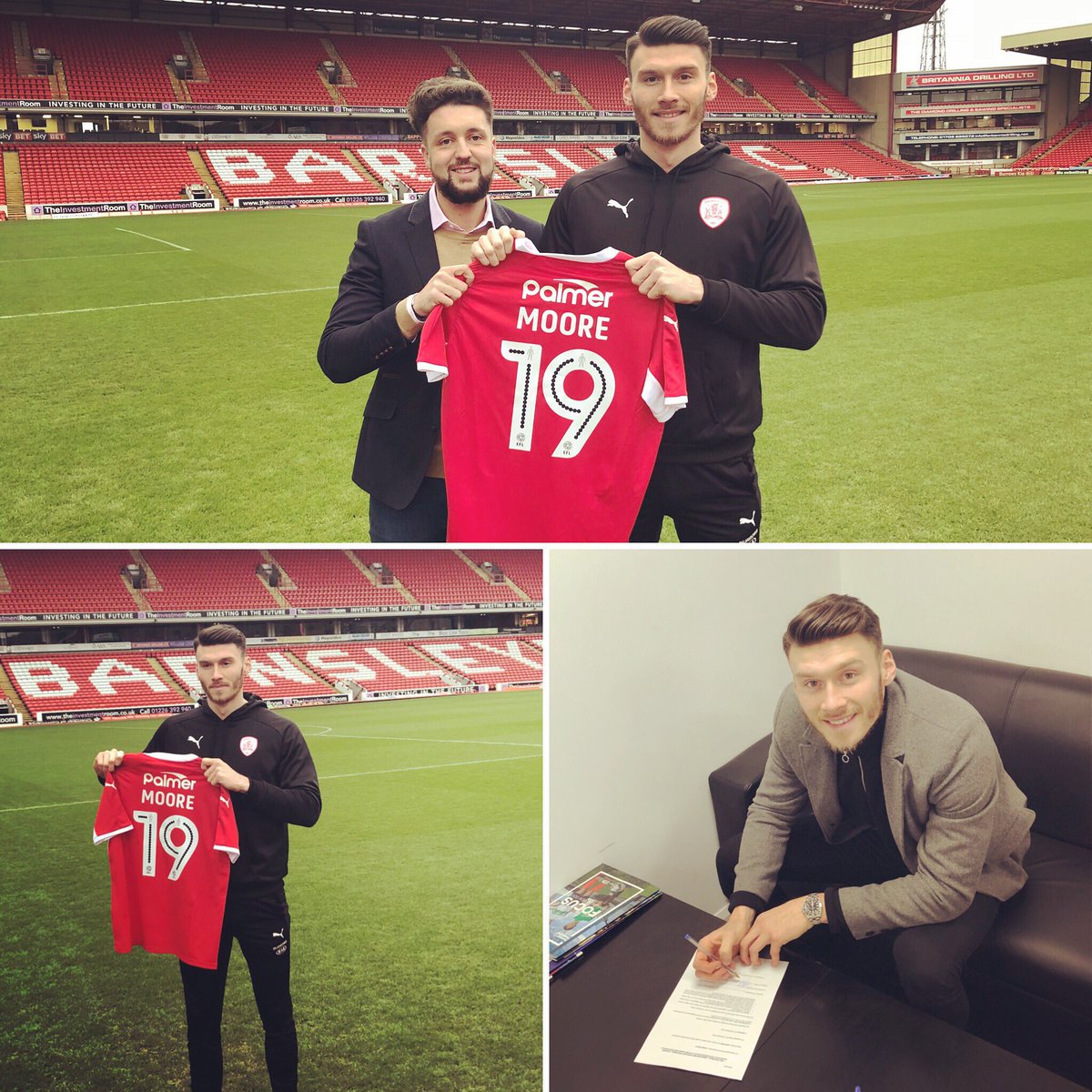 OFFICIAL 📸: @elite_mgmt client @KRFMoore has joined Championship side Barnsley from Ipswich on a 3.5 year deal for an undisclosed fee having scored 13 goals during the first half of the season whilst on-loan at Sky Bet League One side Rotherham United ✍🏼 #TransferWindow ⚽️