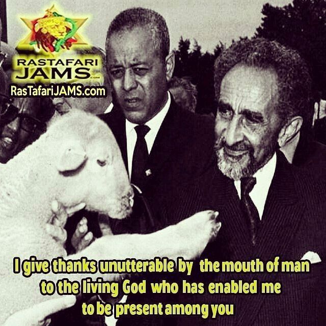 JAH Rastafari Love! Greetings in the name of H.I.M. Emperor #HaileSelassieI 👑🔯🦁 Give us di #TeachingsOfHisMajesty &amp; #EmpressMenenI Full Balance of Iration! King Alpha &amp; Queen Omega -No Devil Philosophy ❤💛💚 

#Rastafari #LionOfJUDAH #RastafariJAMS #SpreadLoveLikeAVirus #Love