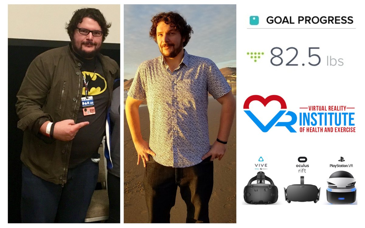 Job J Stauffer Is On An Immersive Fitness Journey I Ve Now Officially Lost Over lbs By Playing Games In Vr And Just Spoke W ctech I M Also Helping The Vr Health In